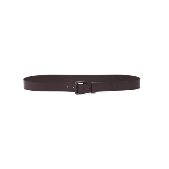 FRYE Brown Leather Textured Belt - Picture 1 of 1